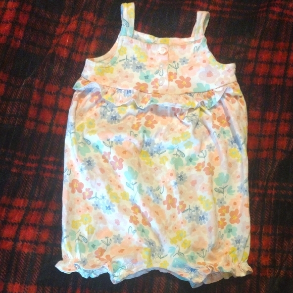 Carter's Other - Floral Kids Sleeveless Romper
